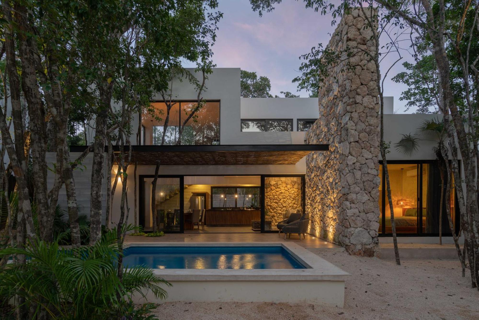 Twelve O'Clock - Luxury Villas Tulum Exteriör bild