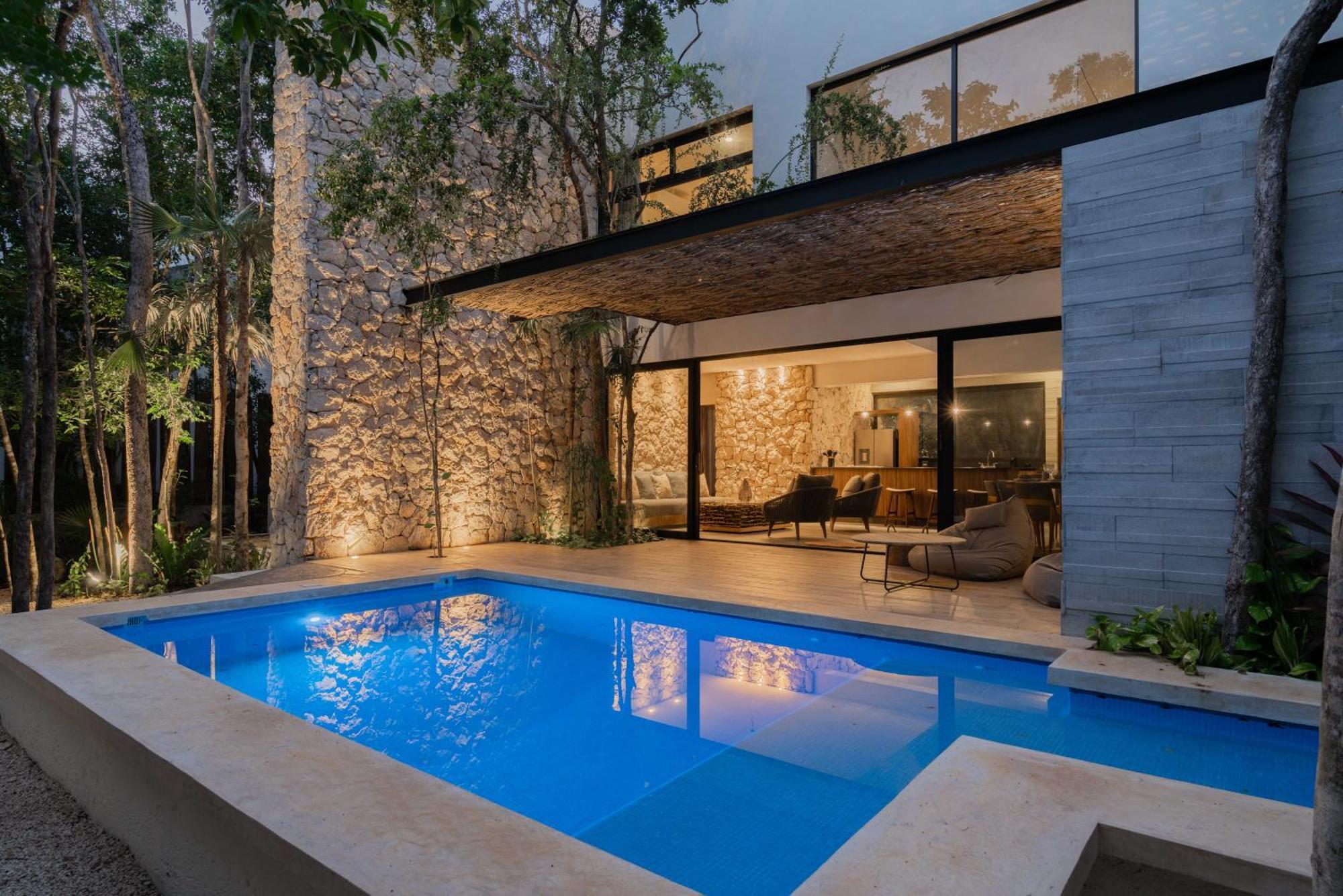 Twelve O'Clock - Luxury Villas Tulum Exteriör bild