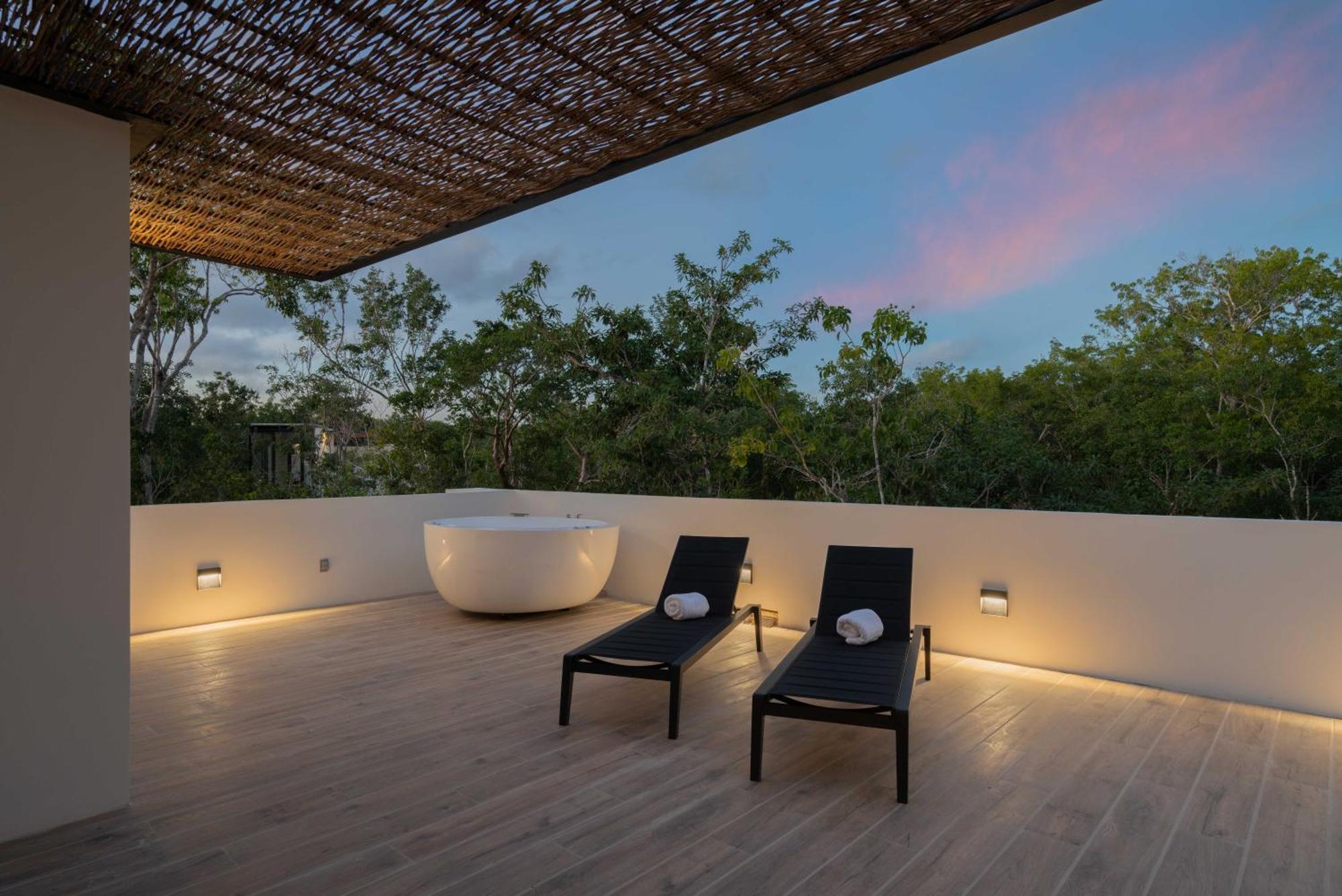 Twelve O'Clock - Luxury Villas Tulum Exteriör bild